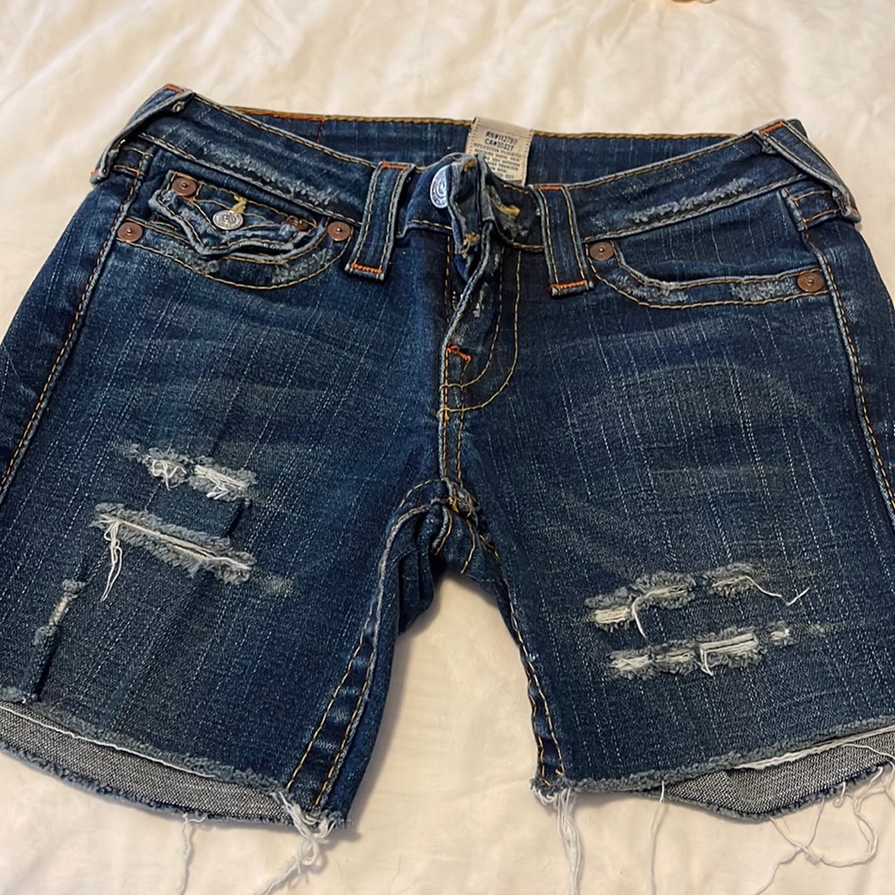 Jean shorts/true religion